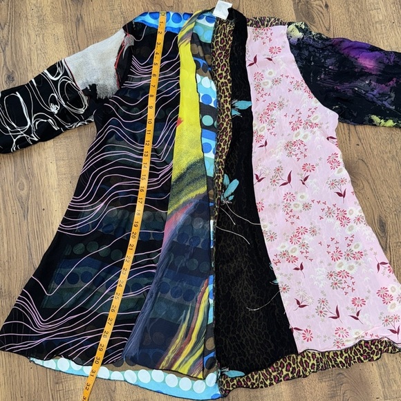 CTC LINENS Multicolor Patterned Jacket - Picture 2 of 6